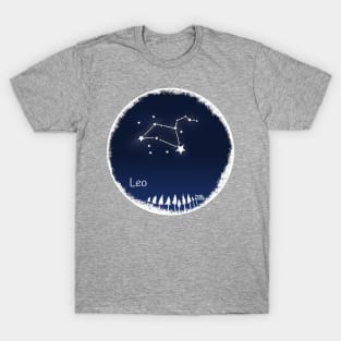 Leo zodiac Constellation T-Shirt